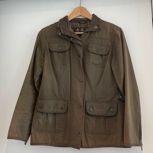 Barbour Women’s Olive Wax Jacket - Size 6